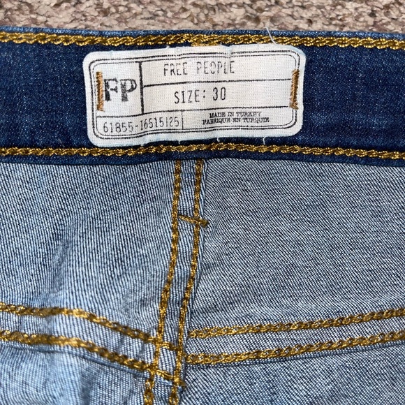 Free People Busted Skinny Jeans-30S - Picture 4 of 5